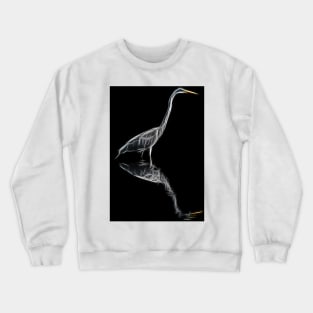 Egret reflection Crewneck Sweatshirt